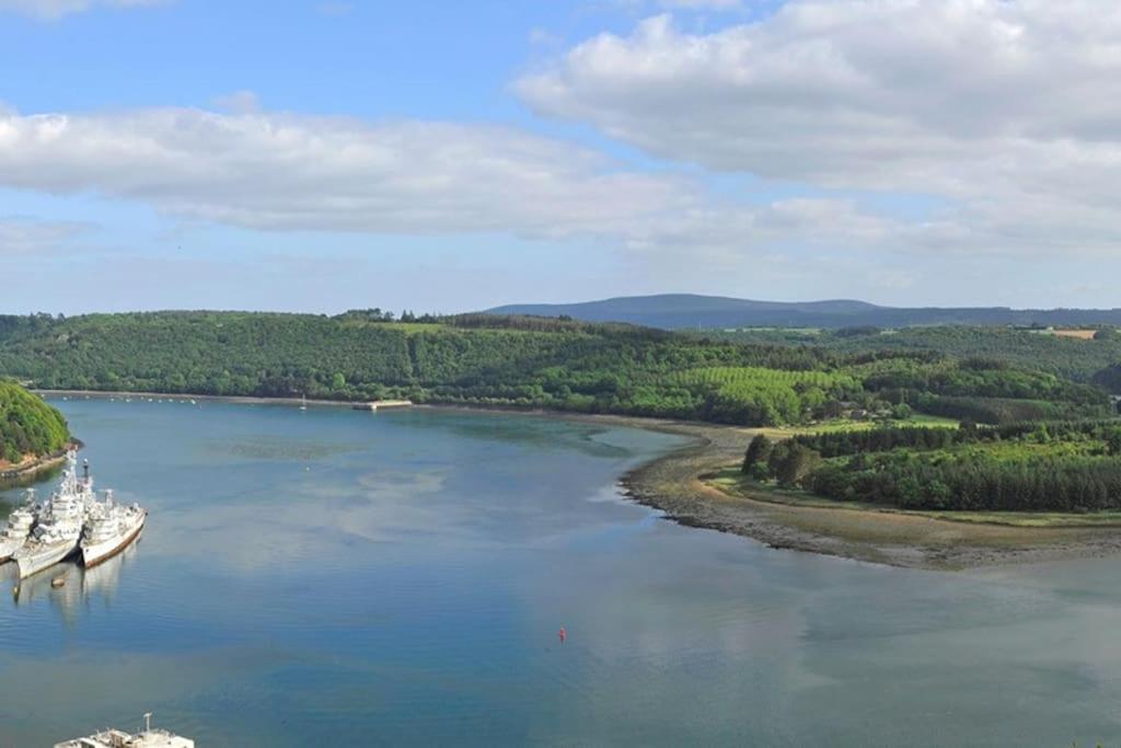 Logement Neuf Aux Portes De La Presqu'Ile Argol Extérieur photo